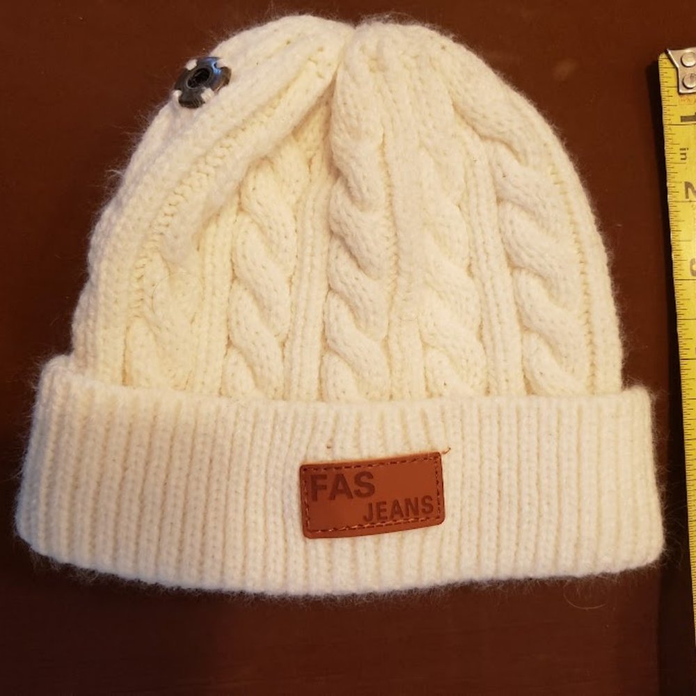 FAS Jeans Child (white) Unisex Beanie